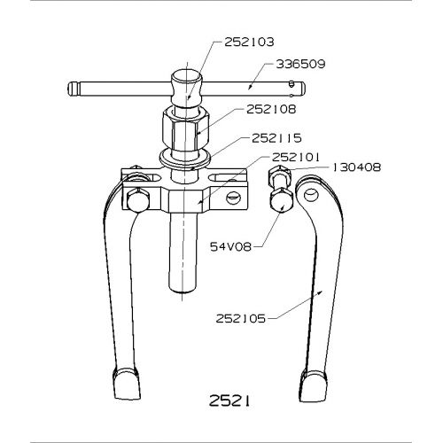 PUENTE EXTRACTOR MECÁNICO INTERIOR FORZA SERIE 2500